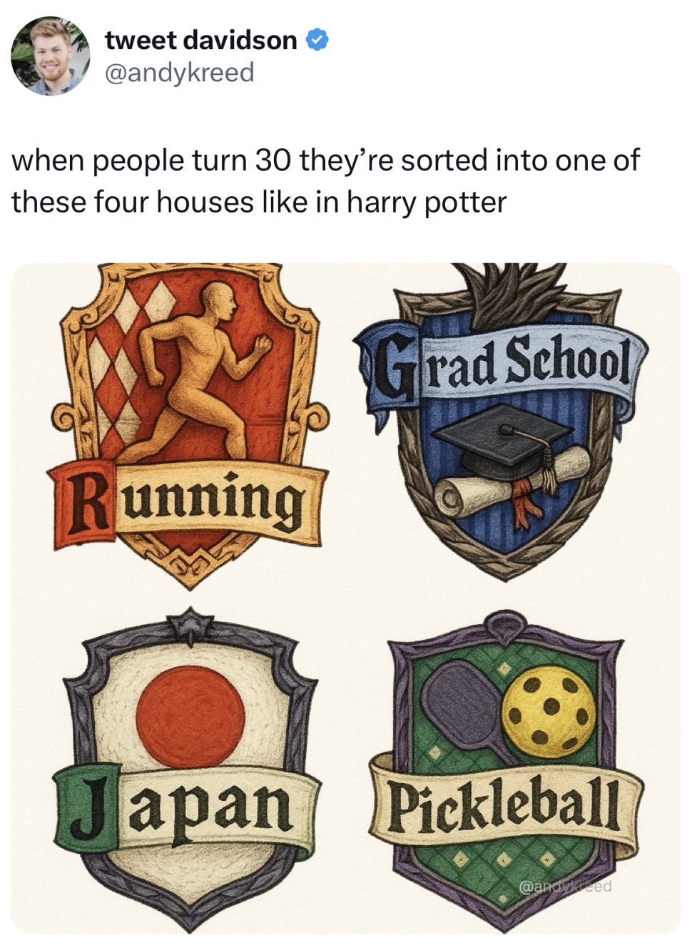 Or teaching at your old high school